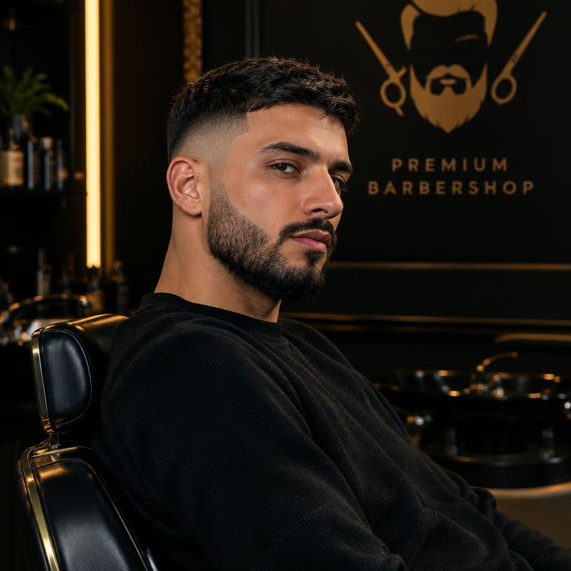 Fresh fade and groomed beard